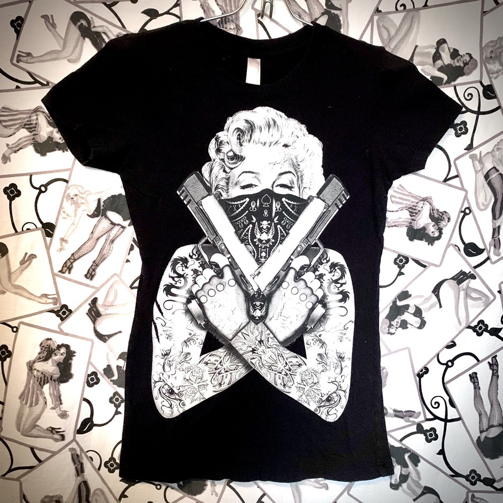 Marilyn Monroe Gangsta Tee